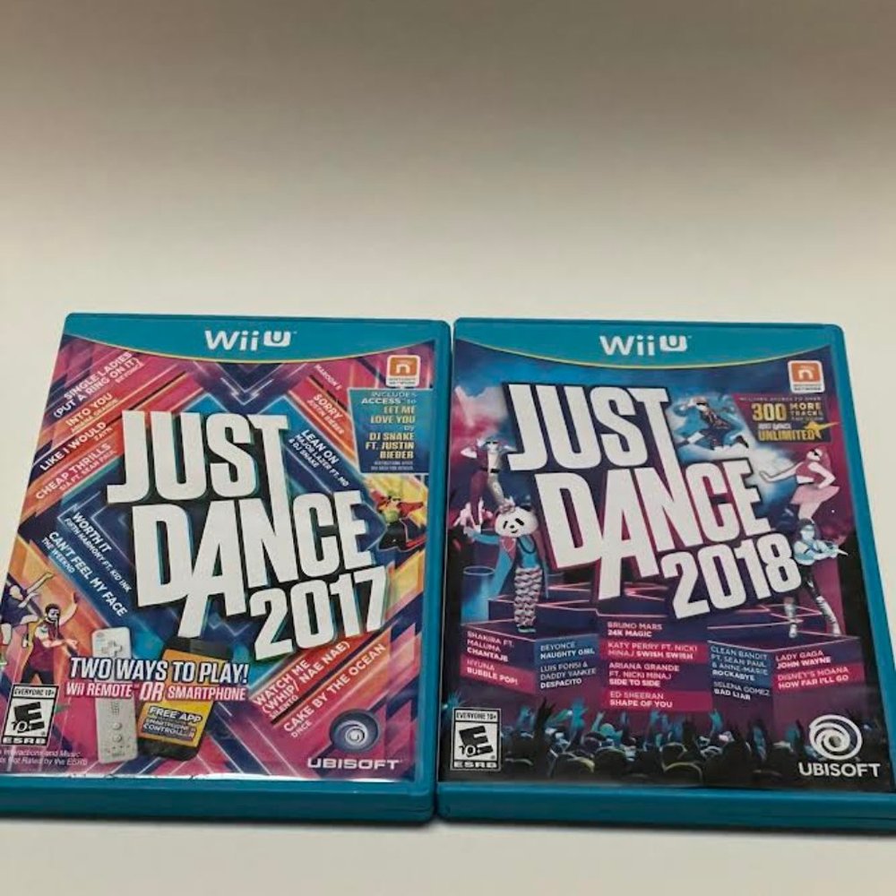 Just Dance 2017 and 2018 for Wii U!